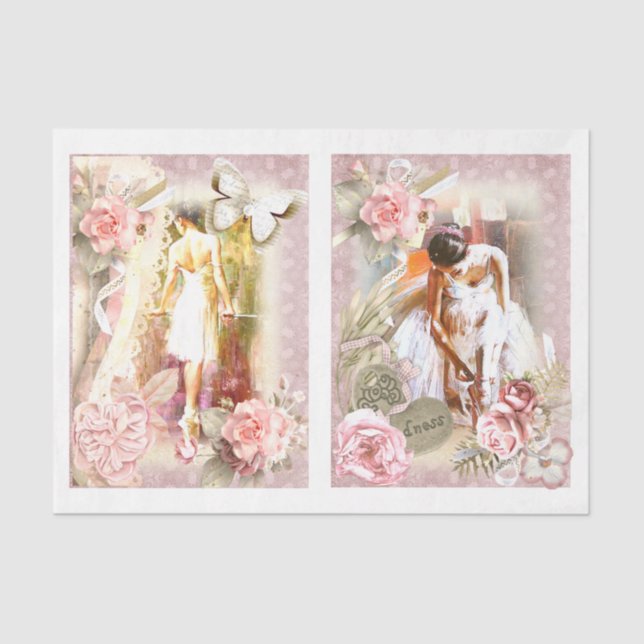 Ballet Design Series 2 Tissue Paper (Front)