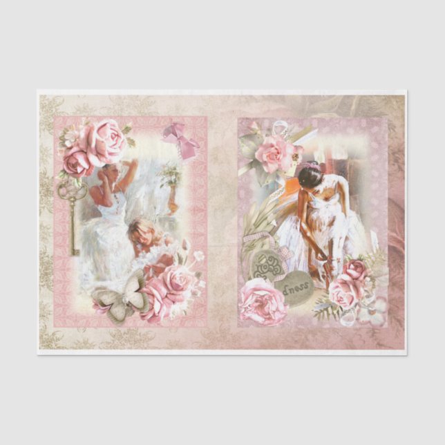 Ballet Design Series 4 Tissue Paper (Front)