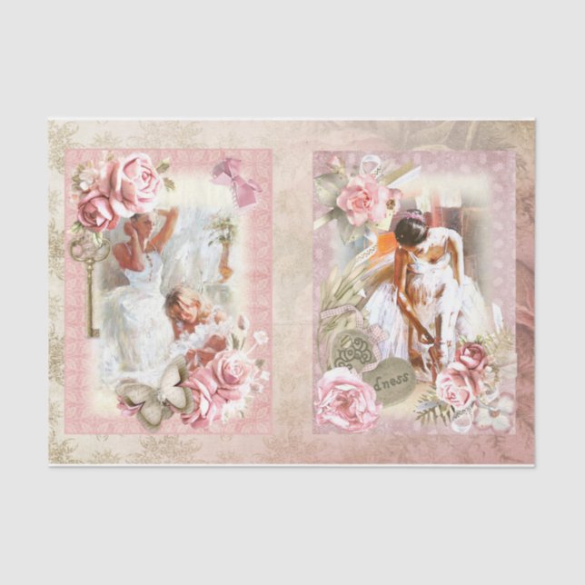 Ballet Design Series 5 Tissue Paper (Front)