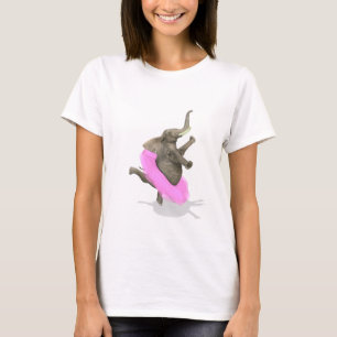 Ballet Elephant En Pointe T-Shirt