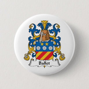 Ballet Family Crest 2 Inch Round Button