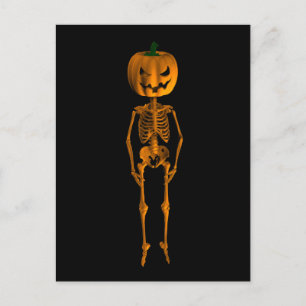 Ballet: First Position Pointe Skeleton Postcard
