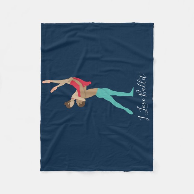 Ballet Fleece Blanket (Front)