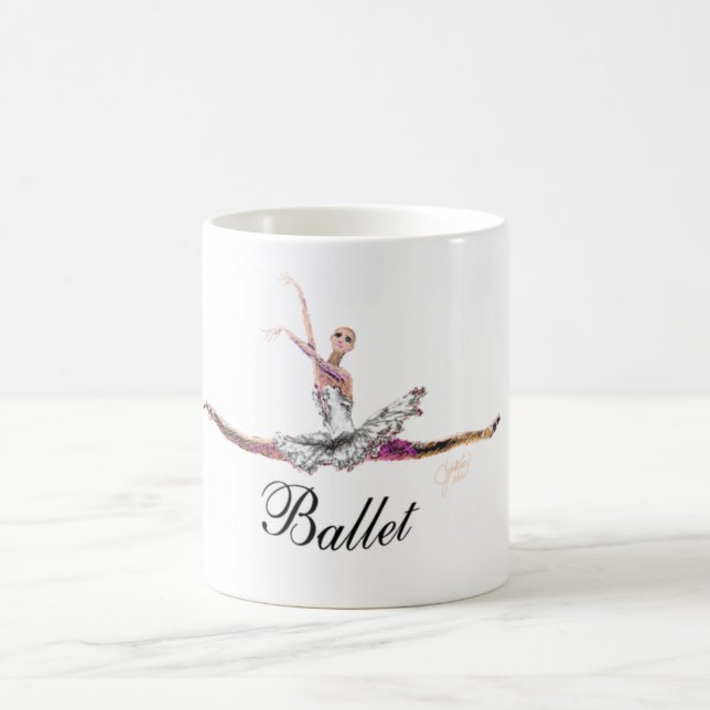 Ballet grand Jete avec la tasse de "ballet" (Centre)