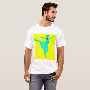 Ballet Happy New Year Men's Basic T-Shirt, White T-Shirt