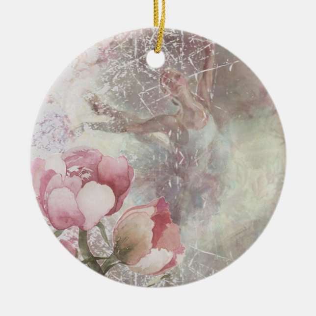 Ballet Impressions Ceramic Ornament (Front)