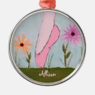 Ballet in Flowers Customizable Ornament