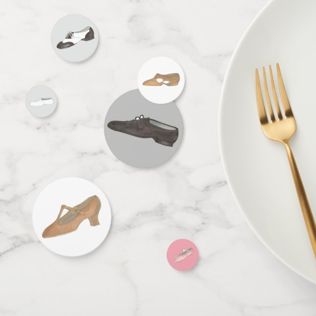 Ballet Jazz Tap Lyrical Acro Character Dance Shoes Confetti (Group)