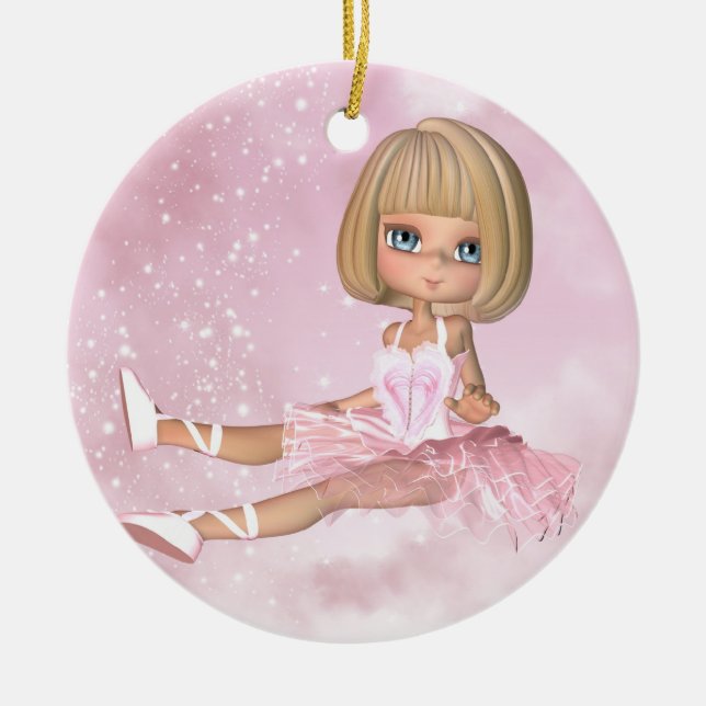 Ballet Keepsake Ornament - Ballerina Ornament (Front)