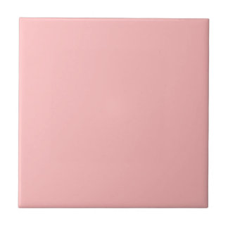 Ballet Light Pink Personalized Peach Background Tile