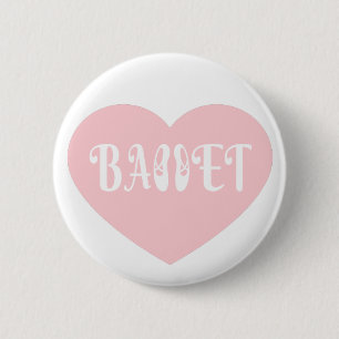 Ballet Love Dance Personalize Ctomizeus 2 Inch Round Button