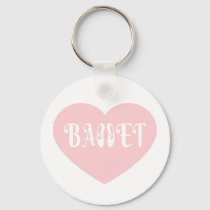 Ballet Love Dance Personalize Ctomizeus Keychain