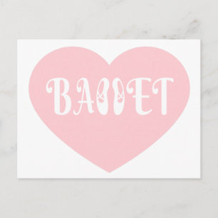 Ballet Love Dance Personalize Ctomizeus Postcard