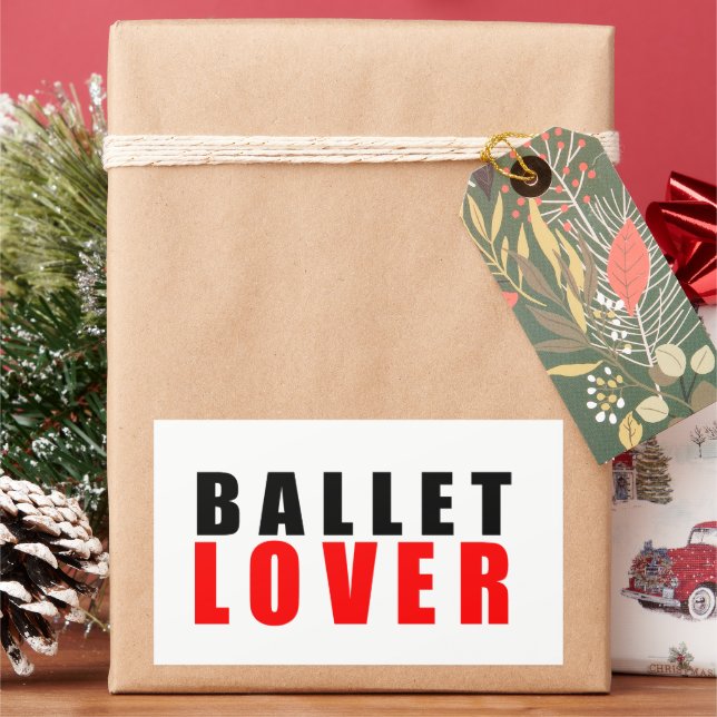 Ballet lover sticker (Holiday)