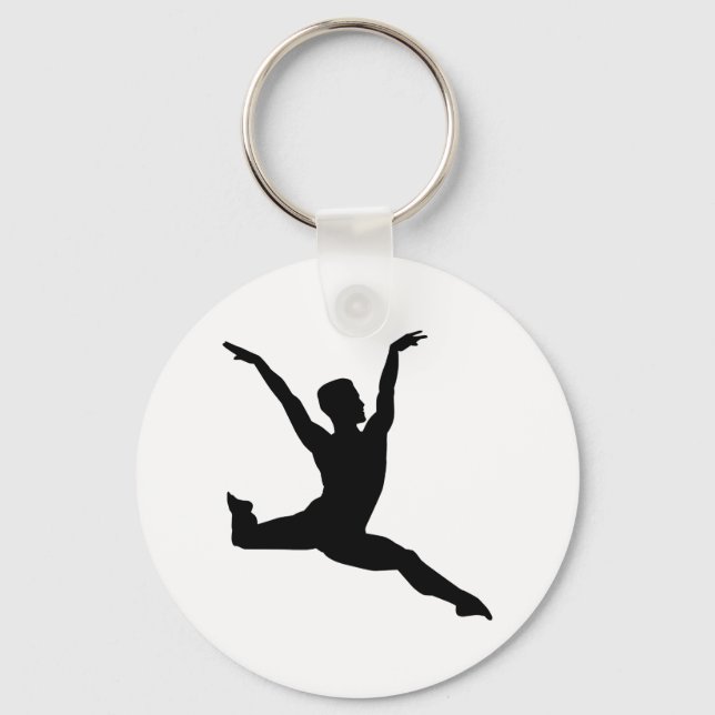 Ballet man keychain (Front)