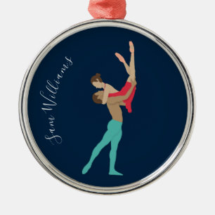 Ballet Metal Ornament