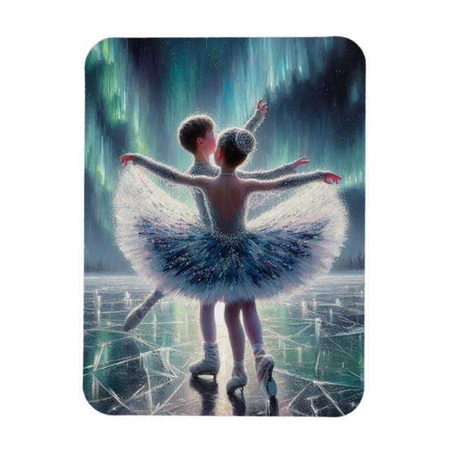 Ballet on Ice Magnet (Vertical)