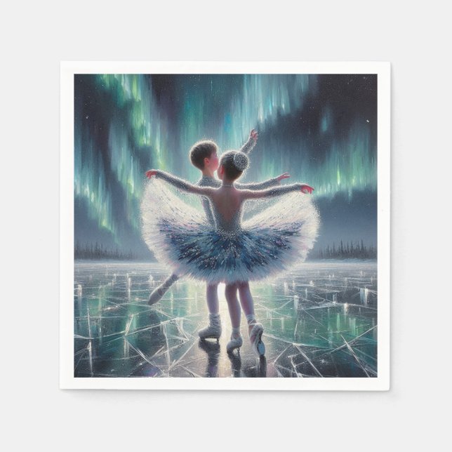 Ballet on Ice Napkin (Front)
