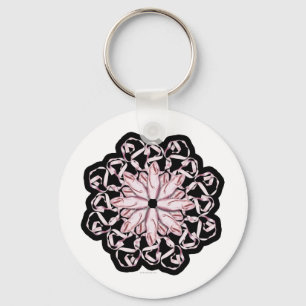 Ballet Pattern (pink) Keychain