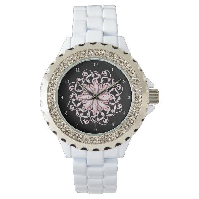 Ballet Pattern (pink) Watch (Front)