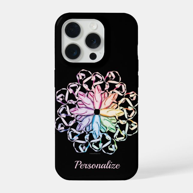 Ballet Pattern (spectral) iPhone Case (Back)