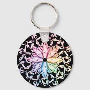 Ballet Pattern (spectral) Keychain