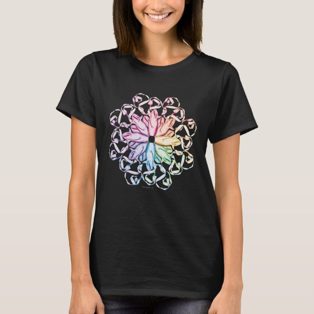 Ballet Pattern (spectral) T-Shirt (Front)