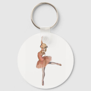 Ballet Performance - Attitude Pose Keychain