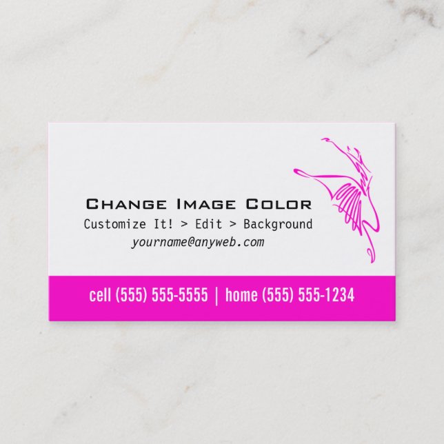 Ballet - Personal Business Card (Front)