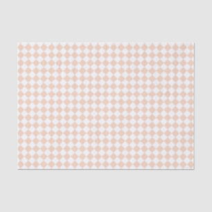 Ballet Pink Diamond Check Tissue Paper