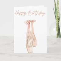 Ballet Pointe Shoes Birthday