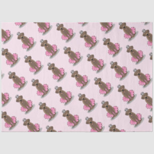 Ballet Princess Chocolate Lab Labrador Retriever Tissue Paper