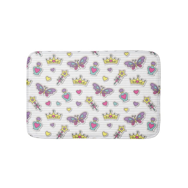 ballet princess pattern bath mat (Front)