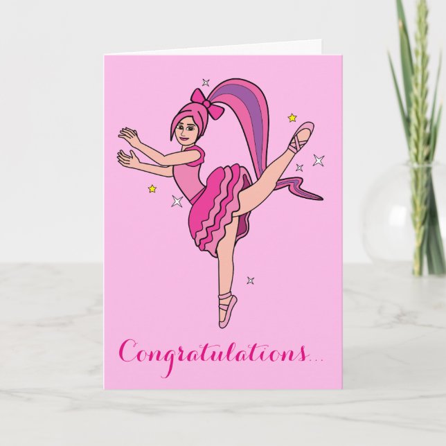 Ballet Recital Congratulations! Card (Front)