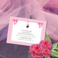 Ballet Recital Invitations