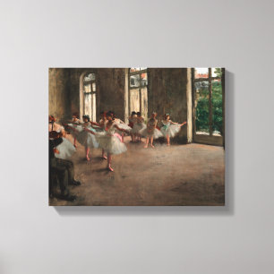 Ballet Rehearsal - Edgar Degas - 1873 Canvas Print