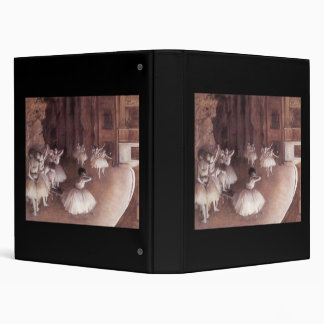 Ballet Rehearsal On The Stage Binder