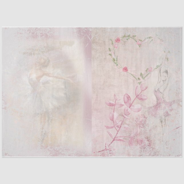 Ballet Romace Series Design 4 Tissue Paper (Front)