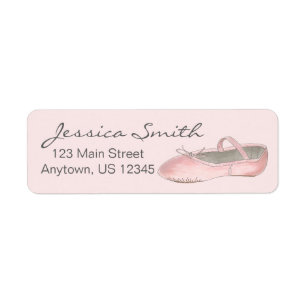 Ballet rose personnalisé Slipper Ballerina Danse