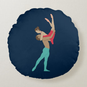 Ballet Round Pillow