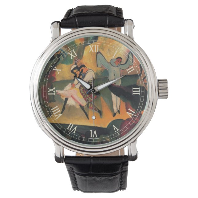 Ballet Russes, Russian Ballet by August Macke Watch (Front)