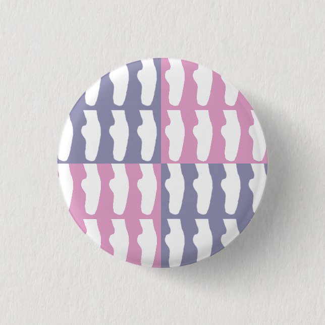 Ballet Shoes 1 Inch Round Button (Front)
