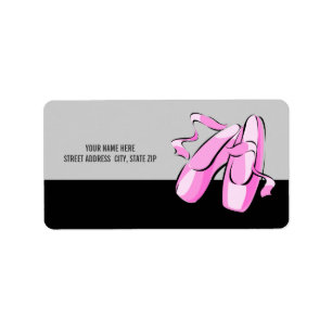 Ballet Shoes Address Mailing Labels