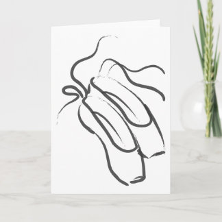 Ballet Shoes Card
