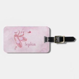 Ballet Shoes Design Luggage Tag