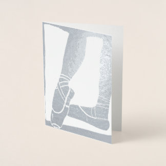 Ballet Shoes Foil Card