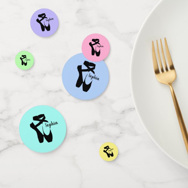 Ballet Shoes Slippers Design Table Confetti (Group)