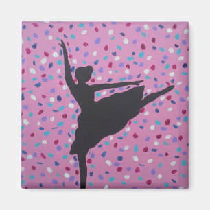 Ballet Silhouette Magnet