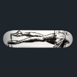 Ballet Skateboard<br><div class="desc">A black and white ballet drawing.</div>
