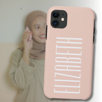 Ballet Slipper Pink Solid Colour | Minimalist Name